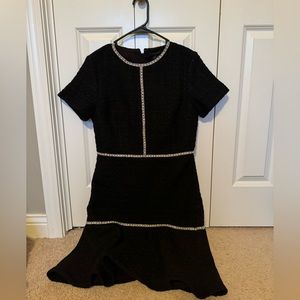 Ann Taylor Black and White Tweed Dress Size 4